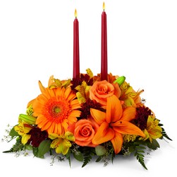 The FTD Bright Autumn Centerpiece from Monrovia Floral in Monrovia, CA
